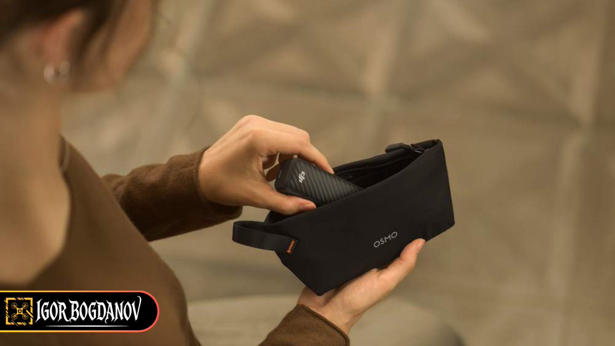 Official press image of DJI Osmo Pocket 4 (Part 2) highlighting side profile and gimbal.